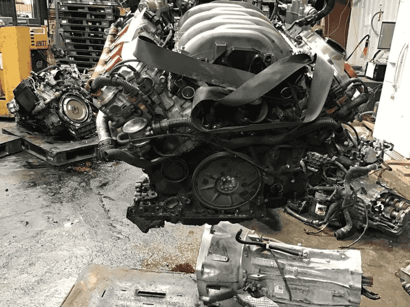 2009 Audi Q7 4.2l (vin V, 5th Digit), From Vin 029261, Used Engine