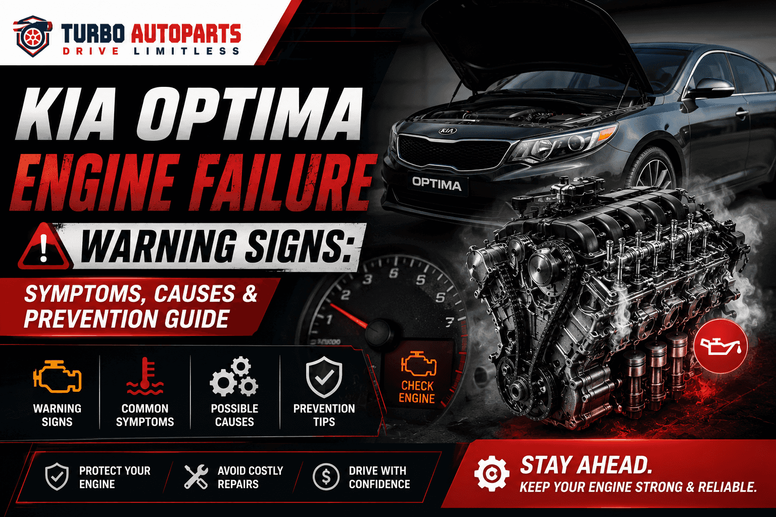 Kia Optima Engine Failure Warning Signs: Symptoms, Causes & Prevention Guide