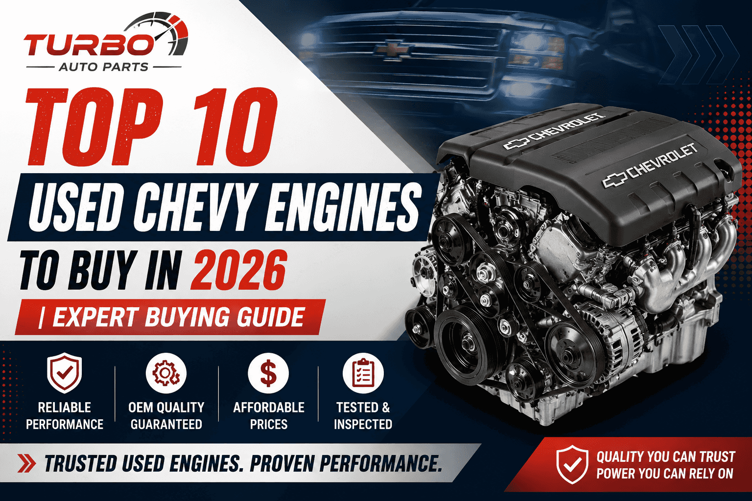 Top 10 Used Chevy Engines to Buy in 2026