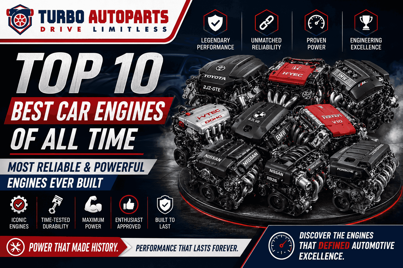 Top 10 Best Car Engines of All Time