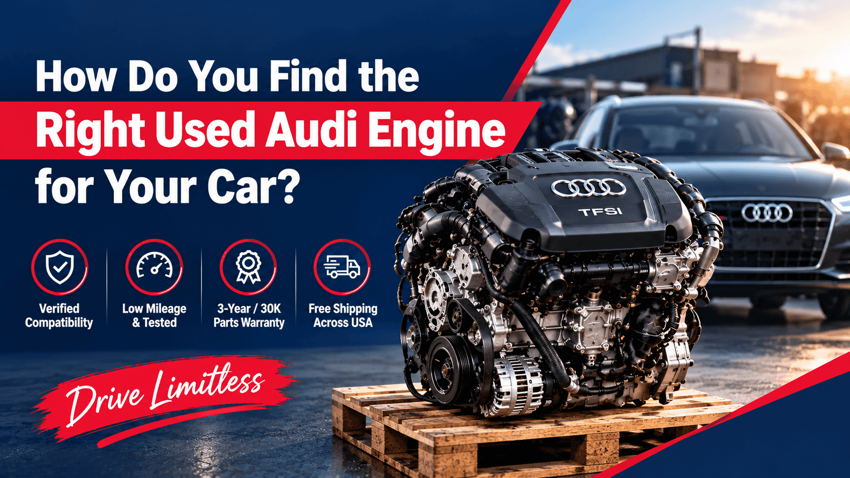 How Do You Find the Right Used Audi Engine for Your Car?