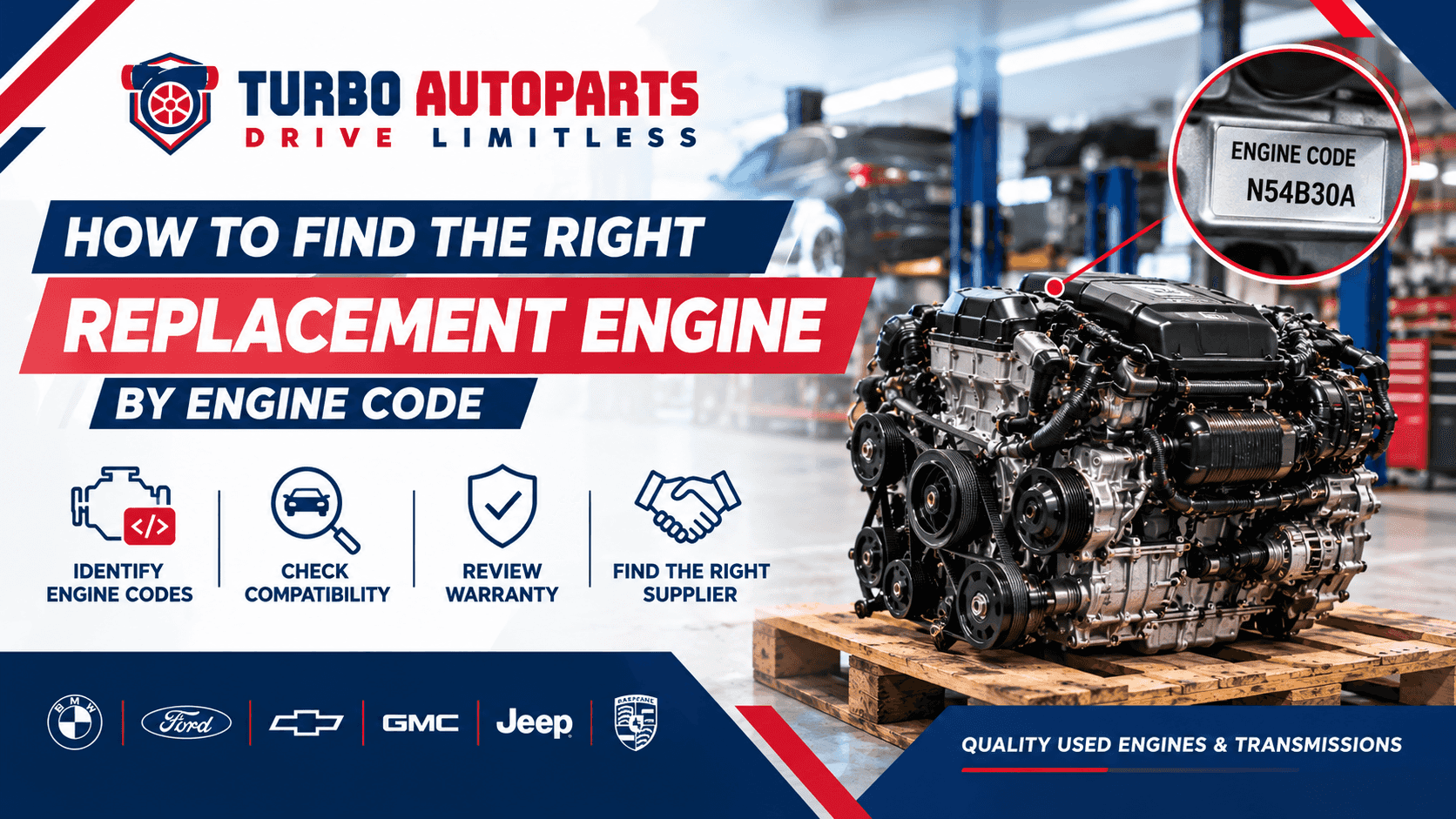 Find the Right Replacement Engine by Engine Codes