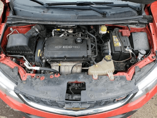 2016 Chevy Sonic 1.8l, Vin H (8th Digit, Opt Luw), At, Used Engine