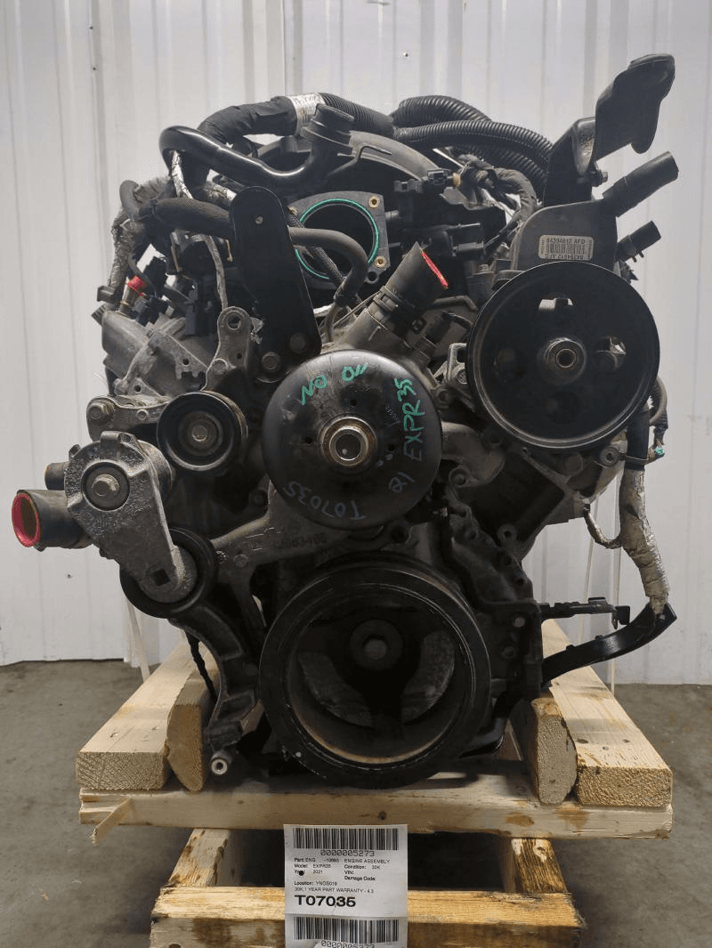 2020 Chevy Express 3500 4.3l (vin P, 8th Digit, Opt Lv1), Used Engine