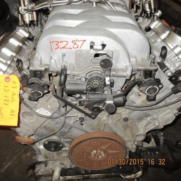 2007 Audi A8 4.2l (vin V, 5th Digit), Used Engine