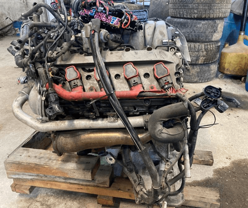 2009 Audi S5 (4.2l, Vin V, 5th Digit), From 10/21/08, Mt, Used Engine