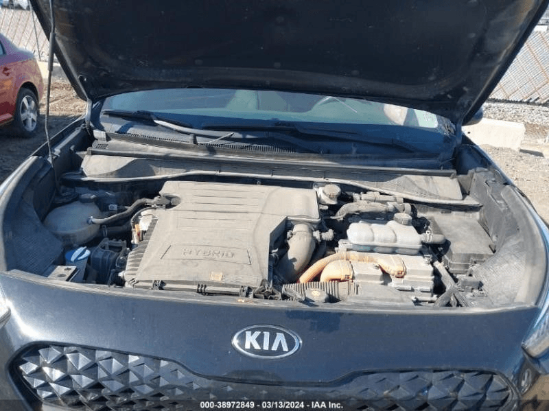 2022 Kia Niro (1.6l), Vin C (8th Digit, Hev), Gasoline, Used Engine