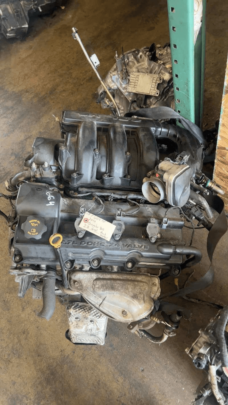 2008 Dodge Charger 2.7l, Vin T (8th Digit), Used Engine