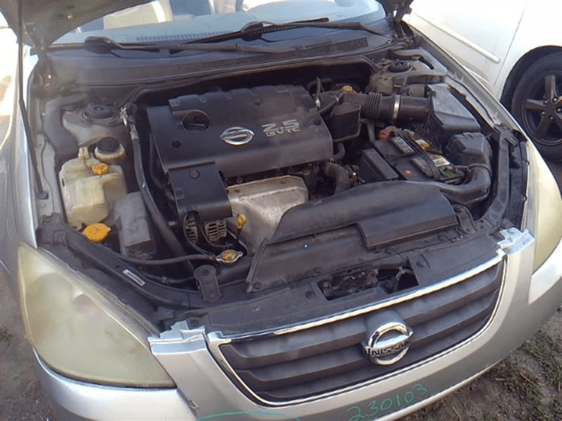 2006 Nissan Altima 2.5l (vin A, 4th Digit, Qr25de), Used Engine