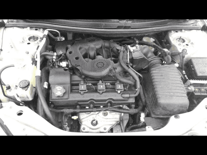 2004 Dodge Stratus Sdn, 2.7l, Vin R (8th Digit), 32 Tone Ring, Leak Detection Pump Port, Used Engine