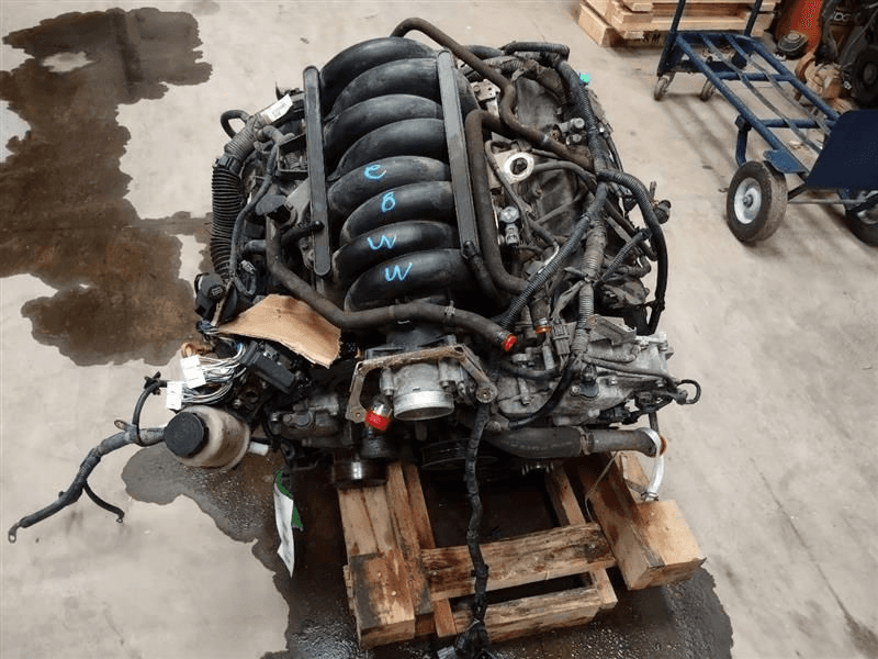 2008 Nissan Titan (5.6l), Vin A (4th Digit, Unleaded Fuel), Used Engine