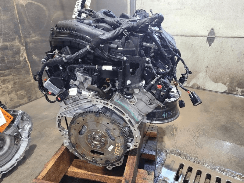 2019 Jeep Cherokee 3.2l (vin X, 8th Digit), One Piece Oil Pan, Used Engine