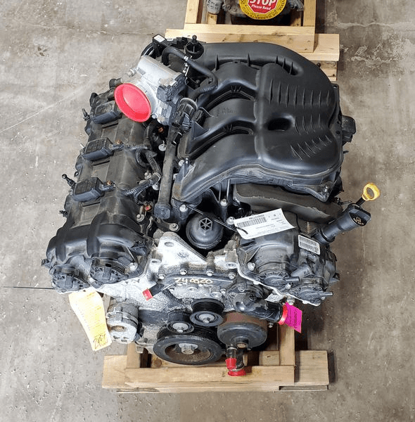 2017 Jeep Cherokee 3.2l (vin S, 8th Digit), Two Piece Oil Pan (opt Awl), Used Engine