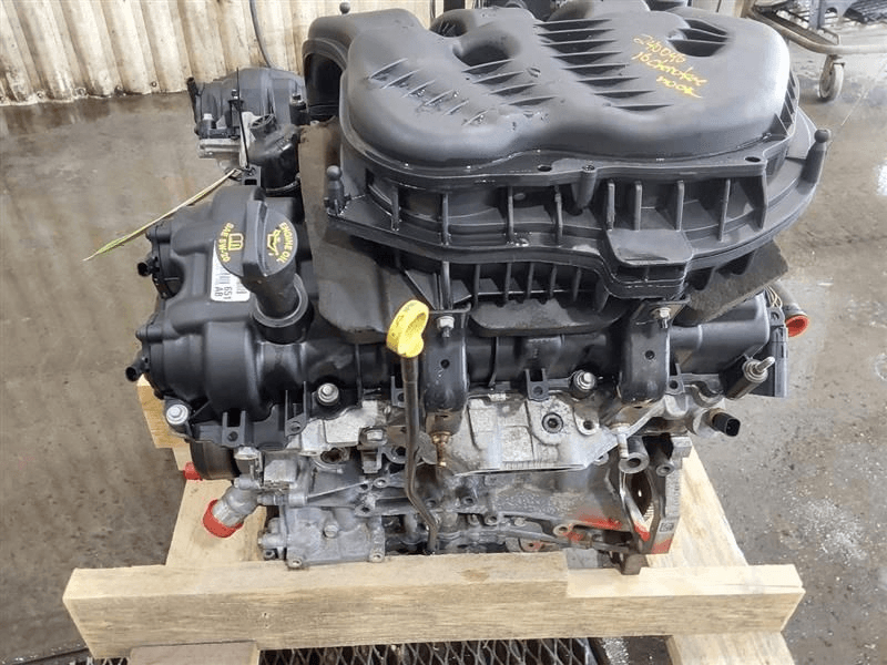 2016 Jeep Cherokee 3.2l (vin S, 8th Digit), One Piece Oil Pan, Used Engine