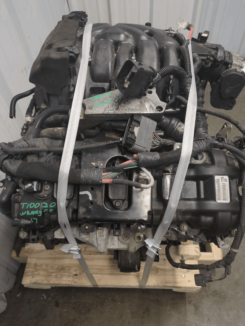 2017 Jeep Wrangler (3.6l, Vin G, 8th Digit), Used Engine