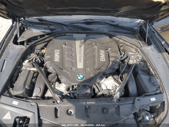 2012 Bmw 550i (4.4l Twin Turbo), Rwd, Used Engine