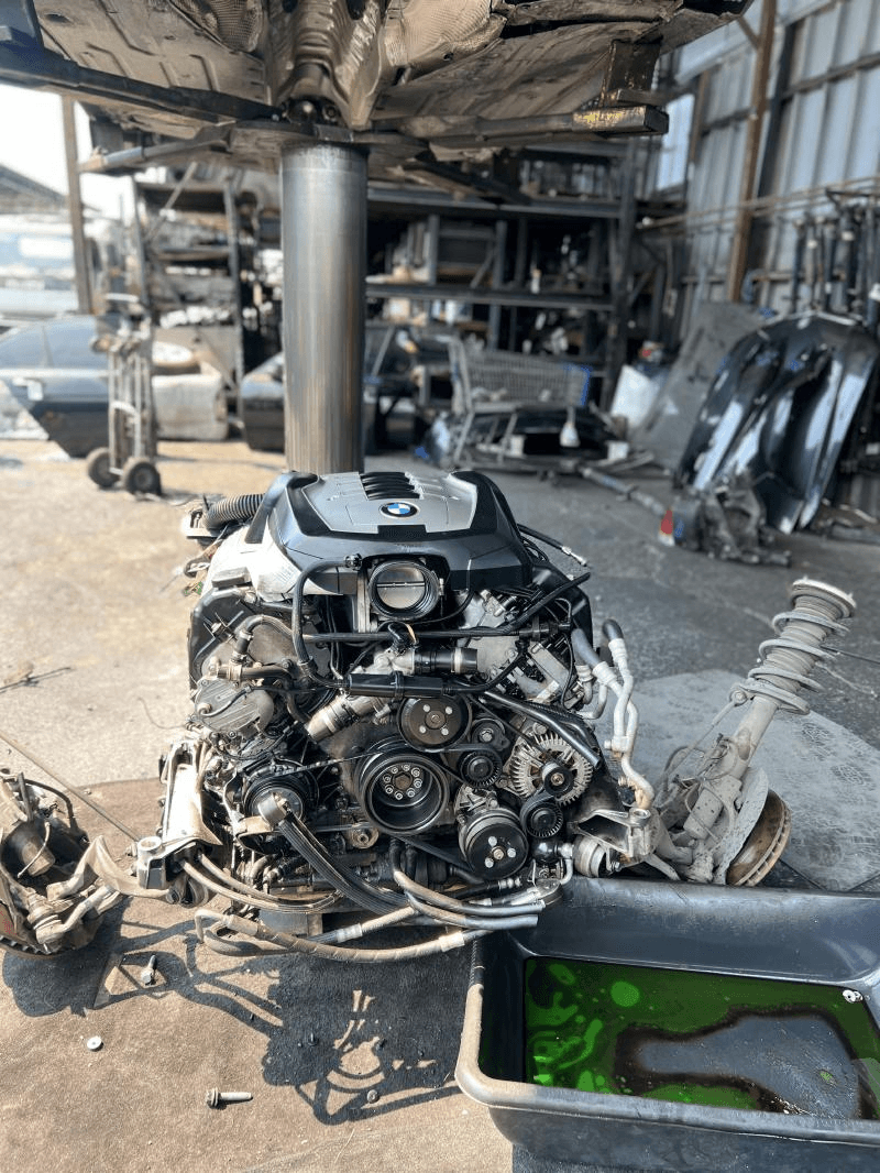 2008 Bmw 550i (4.8l), At, Used Engine