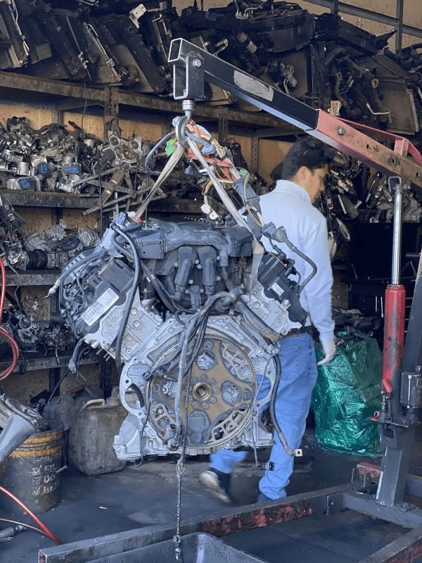 2008 Bmw 650i (4.8l), At, Used Engine