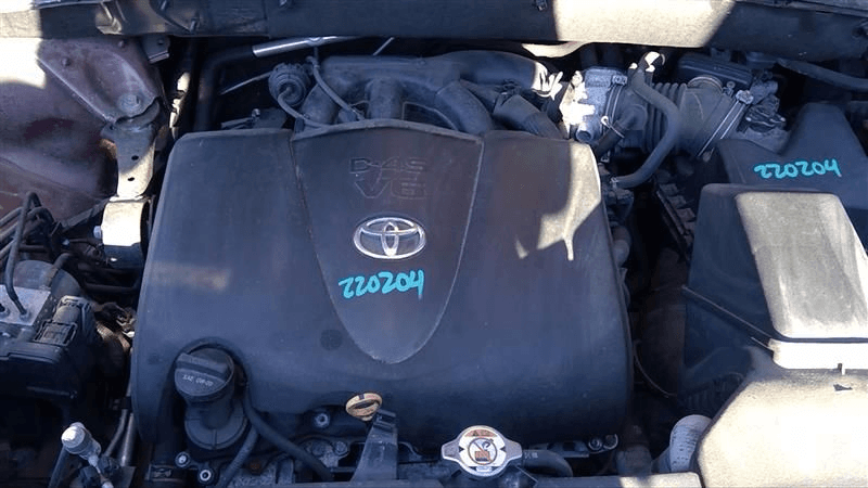 2019 Toyota Highlander Gasoline, 3.5l, Vin Z (5th Digit, 2grfks Engine, 6 Cylinder), (oil Cooler), W/o Automatic Engine Stop And Start, Used Engine