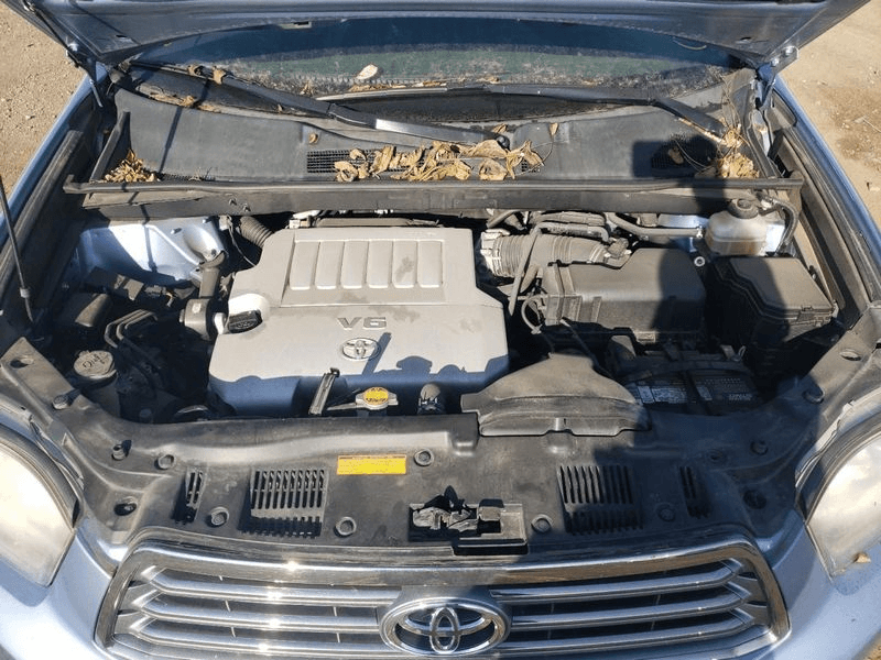 2008 Toyota Highlander Gasoline, 3.5l (vin S, 5th Digit, 2grfe Engine, 6 Cylinder), Oil Cooler, Used Engine