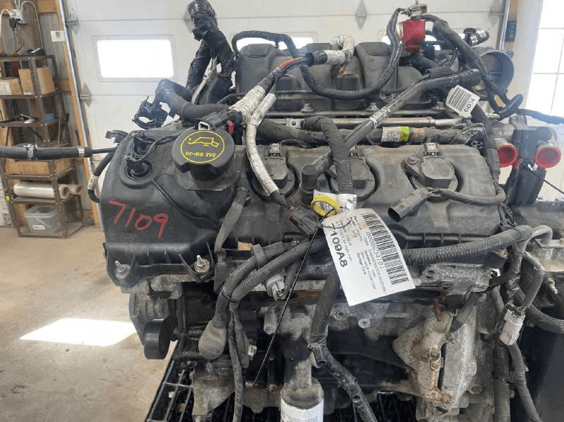 2017 Lincoln Continental 3.7l (vin K, 8th Digit), From 08/24/16, Used Engine