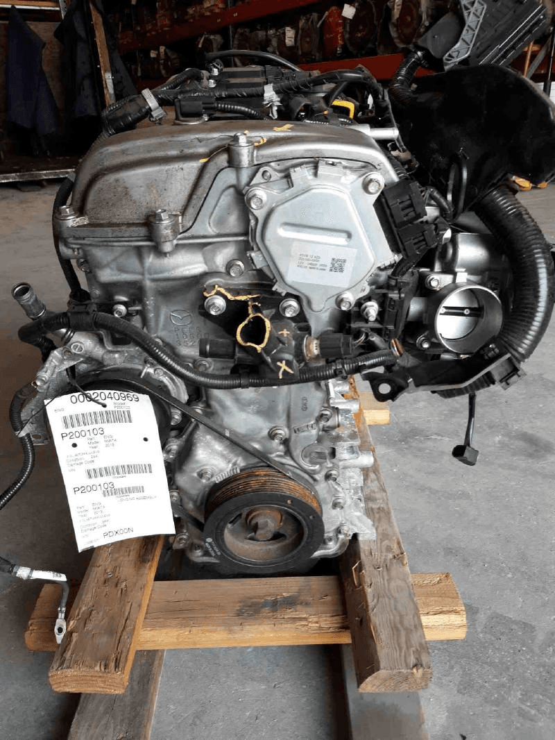 2018 Mazda Mx-5 Miata (2.0l, Vin 7, 8th Digit), Mt, Used Engine