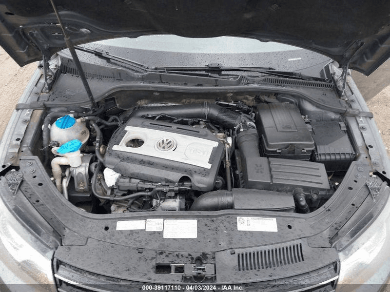 2012 Volkswagen Eos (2.0l, Vin W, 5th Digit), Used Engine