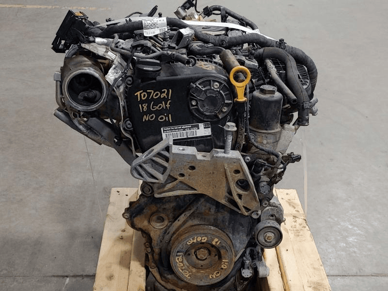 2018 Volkswagen Golf Gasoline, 1.8l, (vin 1, 5th Digit), Engine Id Cxba, Used Engine