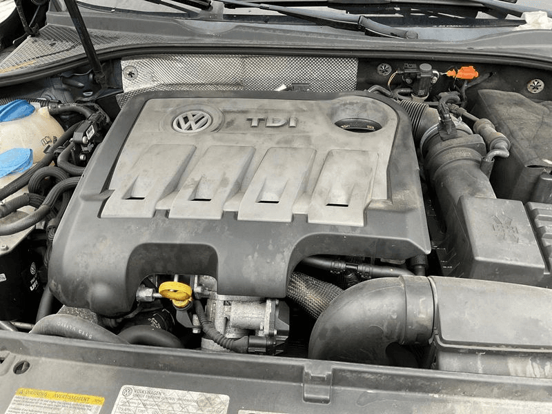 2014 Volkswagen Passat 2.0l, (vin N, 5th Digit, Id Ckra), Used Engine