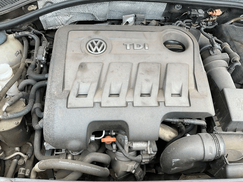 2013 Volkswagen Passat 2.0l, (vin N, 5th Digit, Id Ckra), Used Engine