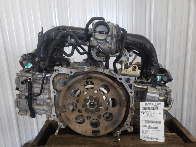 2016 Subaru Legacy 2.5l, Vin B (6th Digit, At, Pzev), Used Engine