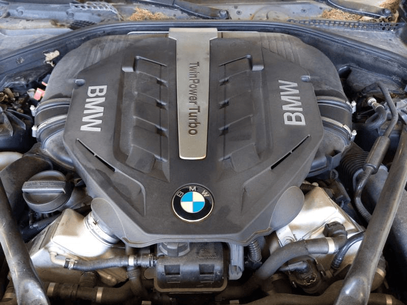 2012 Bmw 650i (4.4l Twin Turbo), Rwd, Used Engine