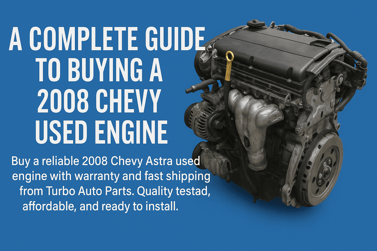 A Complete Guide to Buying a 2008 Chevy Astra Used Engine