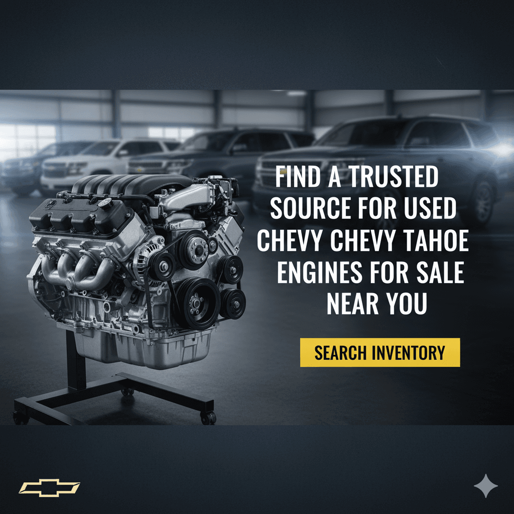 Find a Trusted Source for Used Chevy Tahoe Engines for Sale