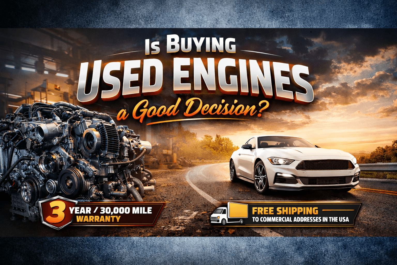 Is Buying Used Engines a Good Decision for Your Vehicle?