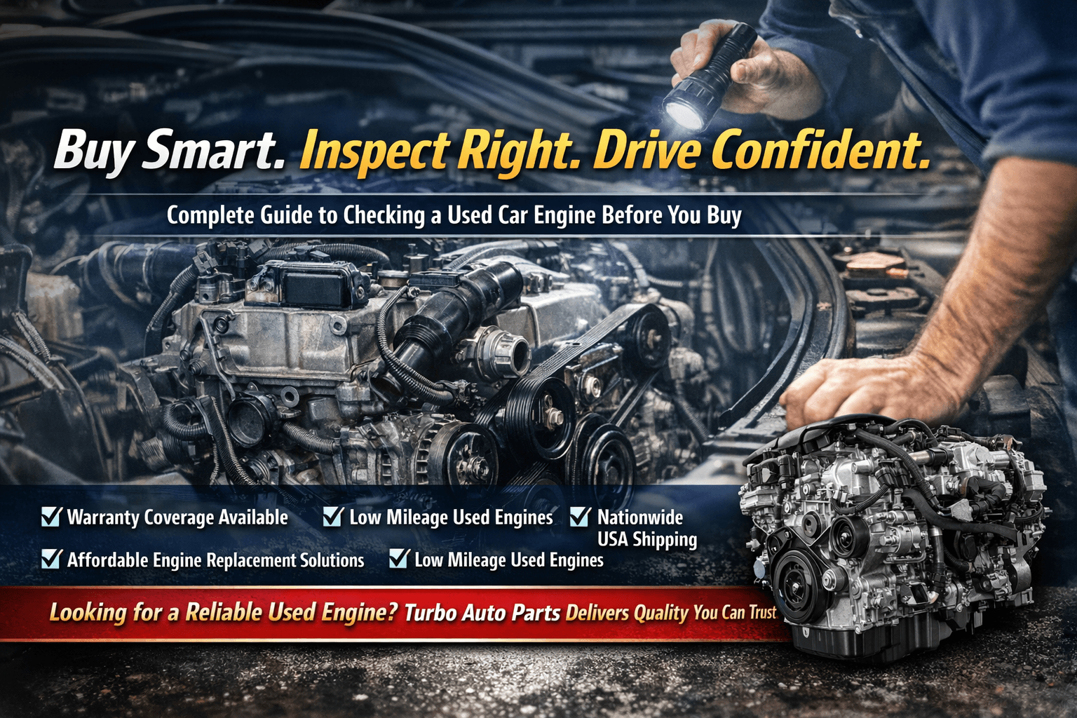How to Check a Car Engine Before Buying a Used Car? - Turbo Auto Parts