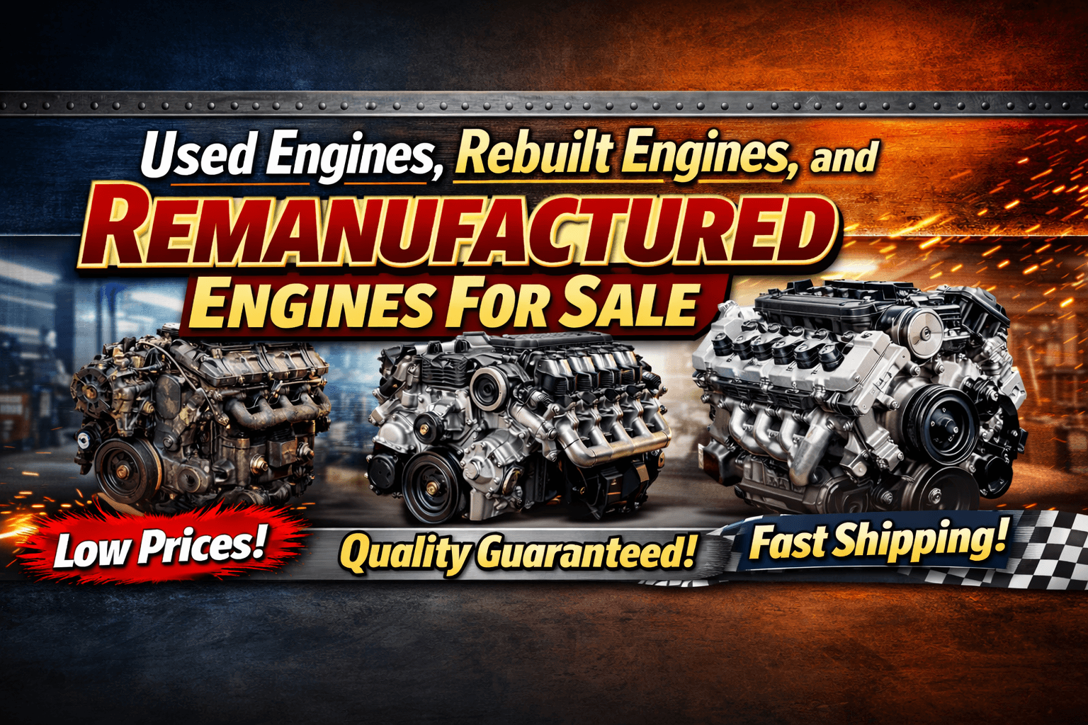 Used Engines, Rebuilt Engines, and Remanufactured Engines For Sale