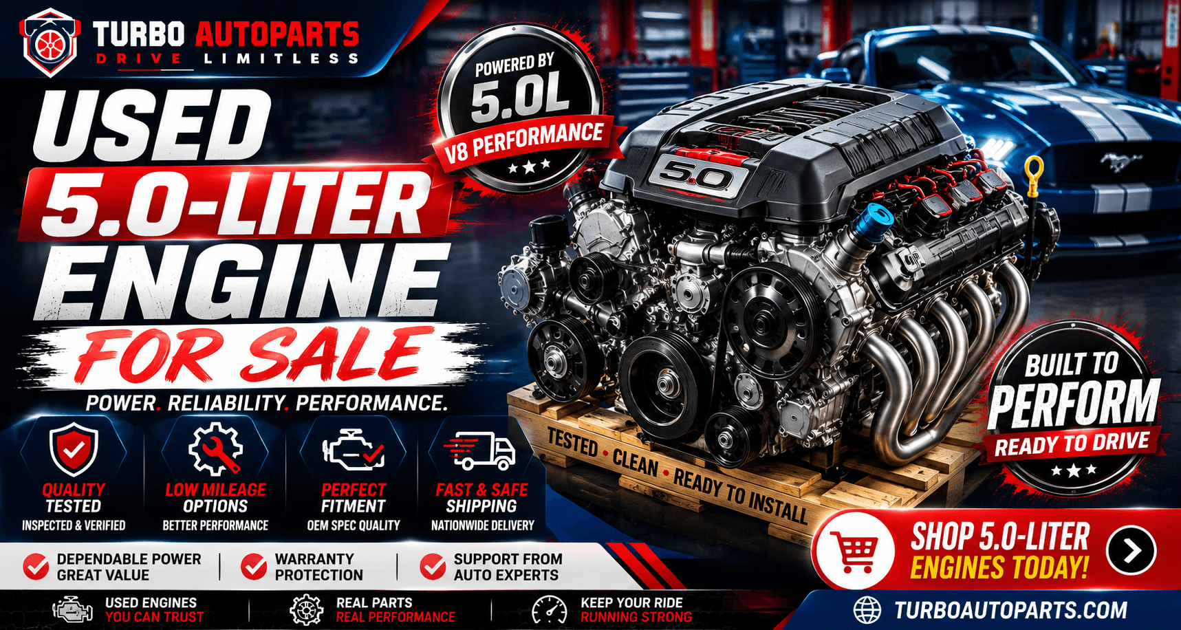 Used 5.0 Liter Engine For Sale Engine