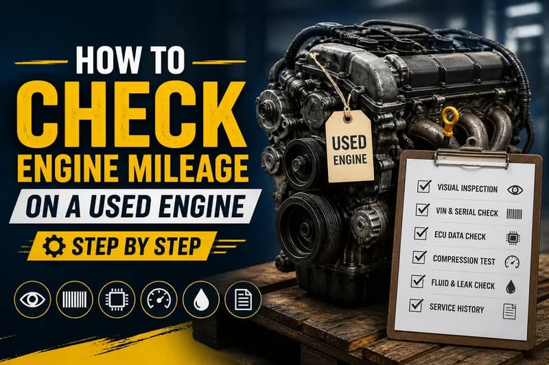How to Check Engine Mileage on a Used Engine — Step-by-Step Guide How to Check Engine Mileage on a Used Engine — Step-by-Step Guide