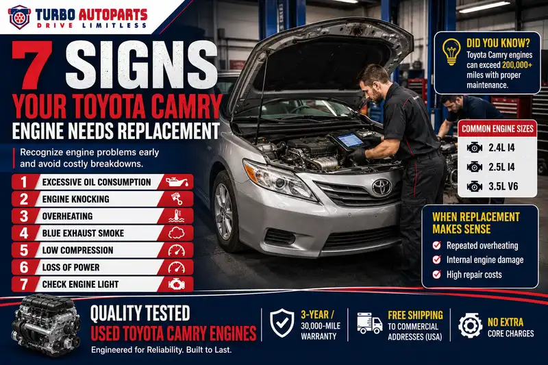 7 Signs Your Toyota Camry Engine Needs Replacement 7 Signs Your Toyota Camry Engine Needs Replacement