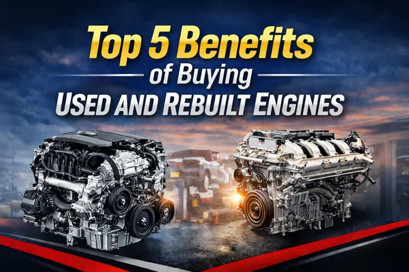 Top 5 Benefits of Buying Used and Rebuilt Engines Top 5 Benefits of Buying Used and Rebuilt Engines