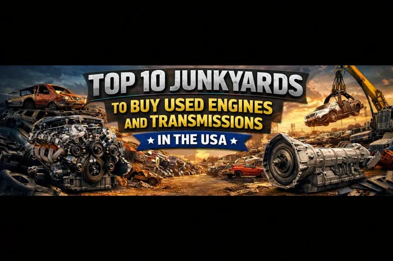 Top 10 Junkyards to Buy Used Engines and Transmissions in the USA. Top 10 Junkyards to Buy Used Engines and Transmissions in the USA.