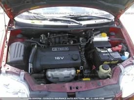 2005 Chevy Aveo (1.6l, Vin 6, 8th Digit), Mt, Used Engine - 125000 Miles 2005 Chevy Aveo (1.6l, Vin 6, 8th Digit), Mt, Used Engine - 125000 Miles