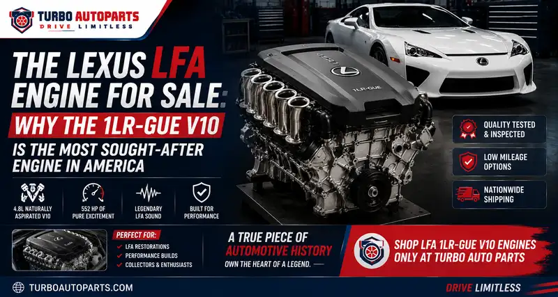 The Lexus LFA Engine for Sale: Why the 1LR-GUE V10 Is the Most Sought-After Engine in America The Lexus LFA Engine for Sale: Why the 1LR-GUE V10 Is the Most Sought-After Engine in America