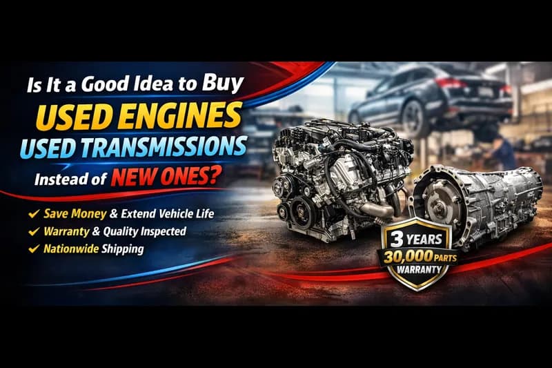 Is It a Good Idea to Buy Used Engines or Transmissions instead of New? Is It a Good Idea to Buy Used Engines or Transmissions instead of New?